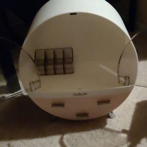 Pink makeup organizer cabinet